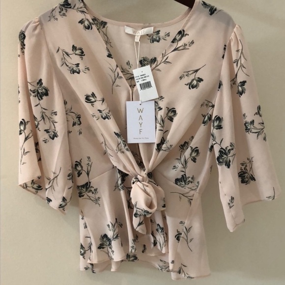 Wayf Plunging Knot Front Top NTW - Picture 2 of 6